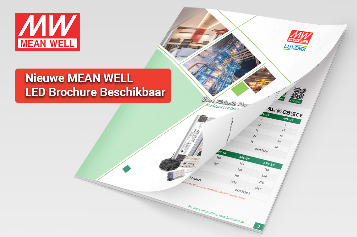 Nieuwe MEAN WELL LED-brochure beschikbaar
